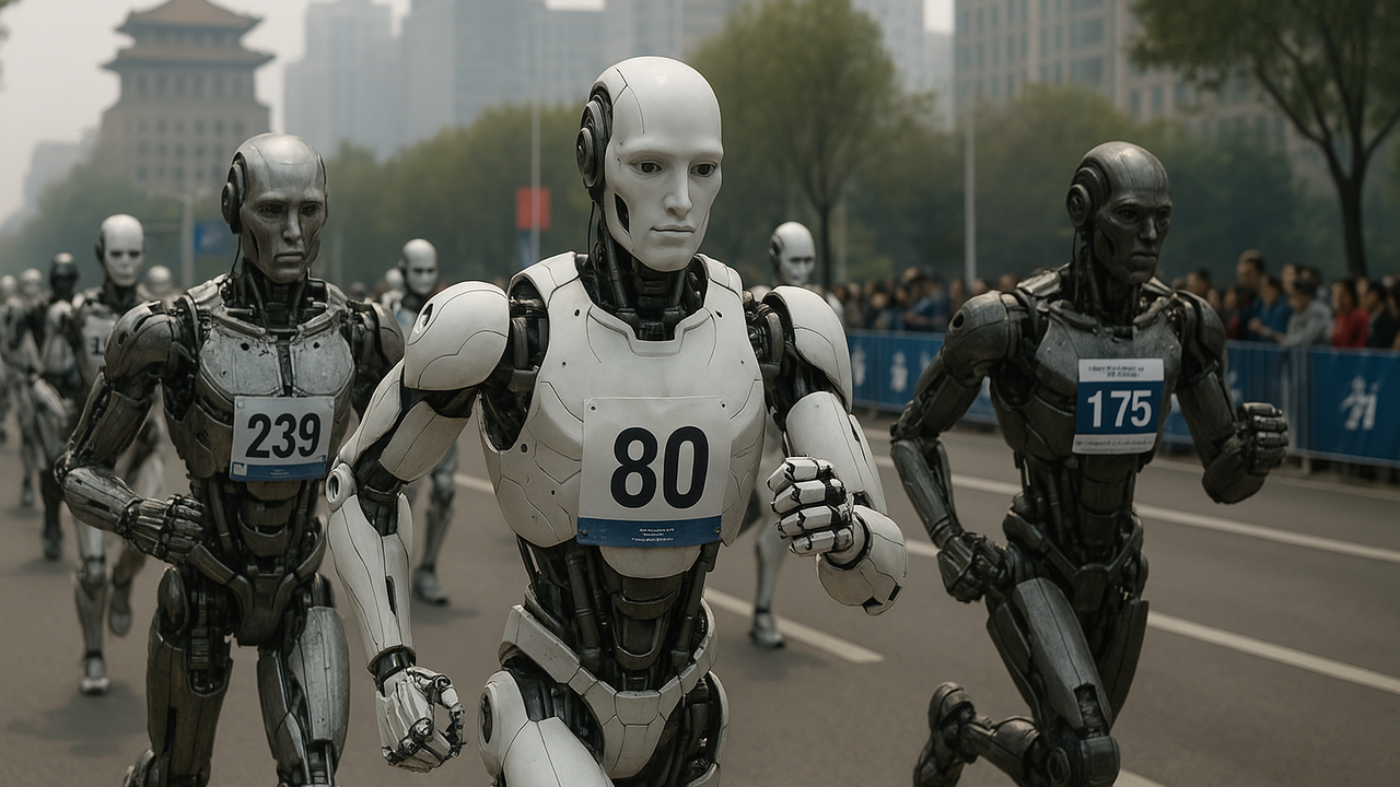 O companie chineză se poate lăuda cu încă o realizare în domeniul roboticii: potrivit afirmațiilor sale, noul său robot umanoid aleargă ca un sportiv de elită.