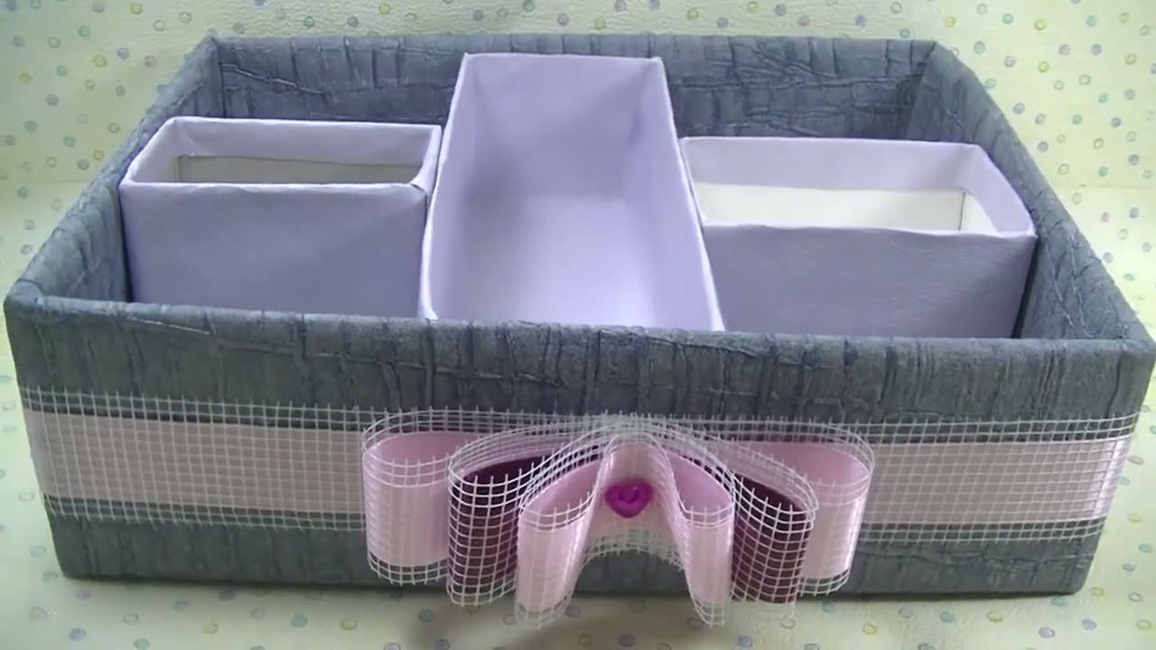 Nu aruncați cutiile de carton de la lapte, din ele se pot face organizatoare destul de bune.